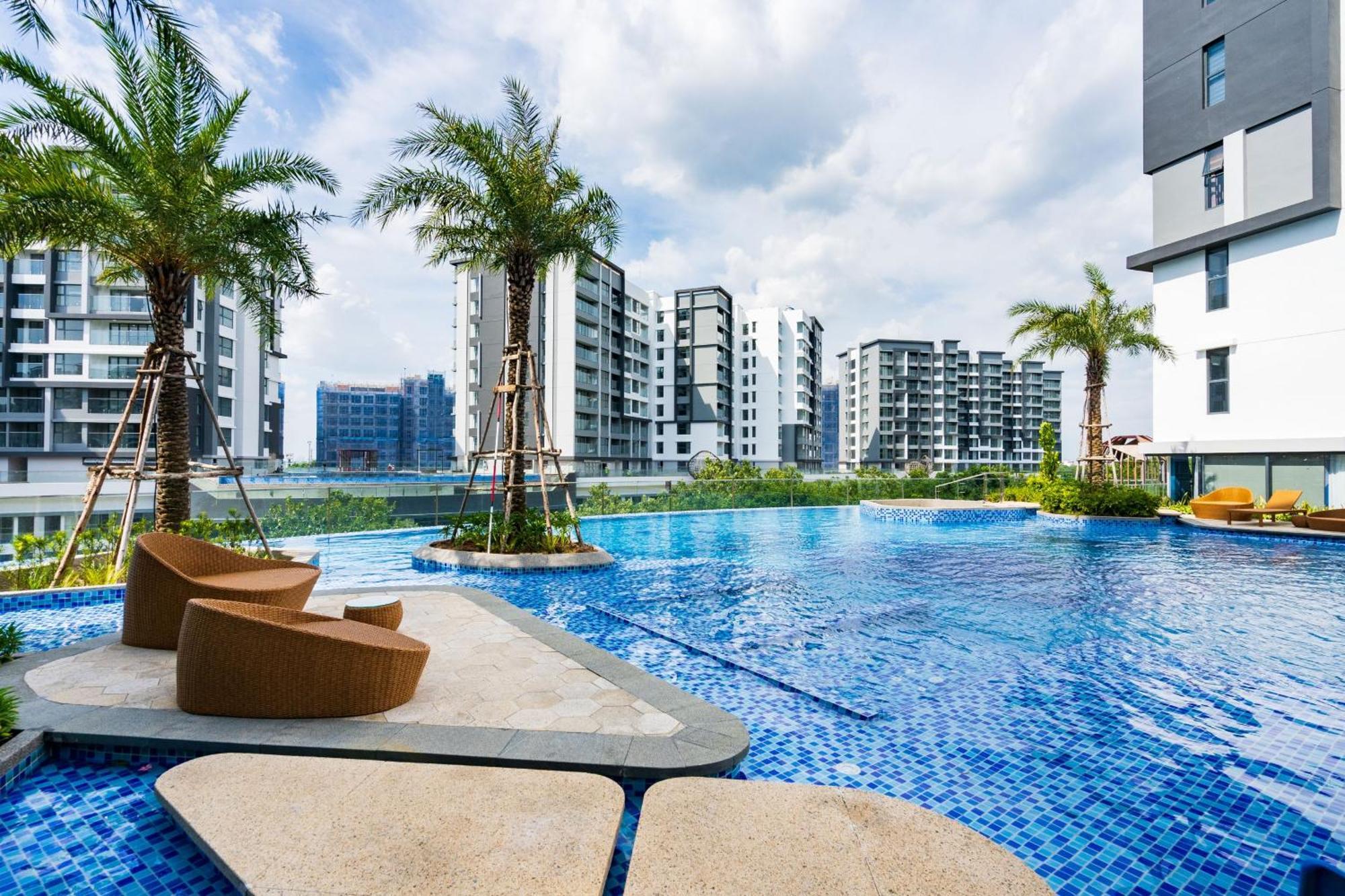 Căn hộ M+ Diamond 3 Bedrooms, Pool, Aircon, Water Heater.